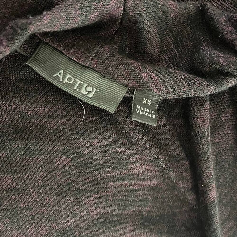 Apt. 9 Womens Xs Charcoal Gray Open Front Cardiga… - image 5